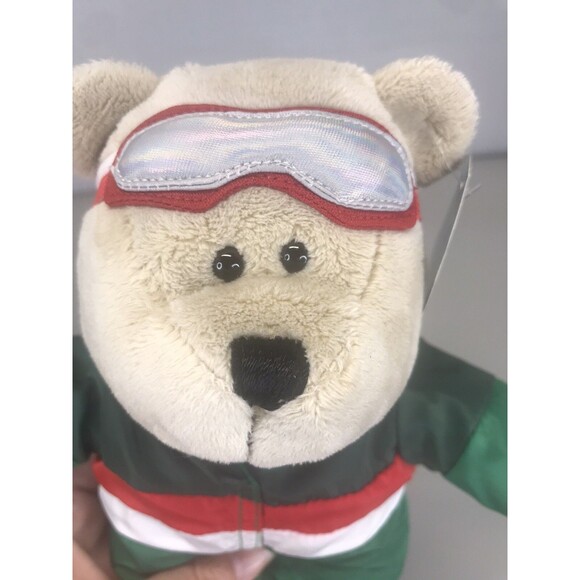 STARBUCKS 2019 10" Plush Ski Teddy Bear Bearista Christmas LE Holiday Collection - Picture 10 of 10